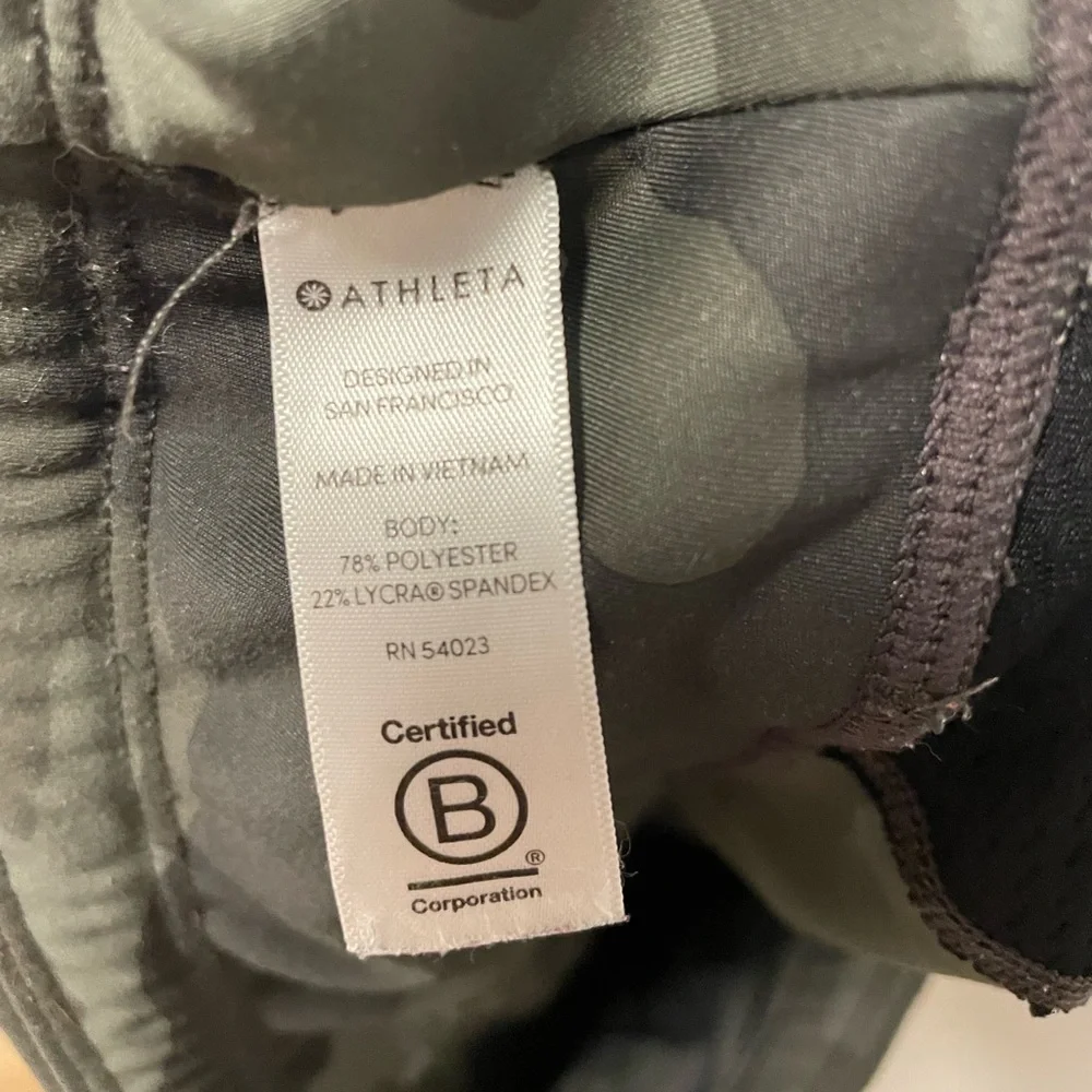 -Athleta 7/8 Contender Powerlift Tight Camo Leggings- - Picture 9 of 10
